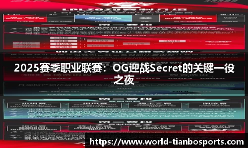 2025赛季职业联赛：OG迎战Secret的关键一役之夜